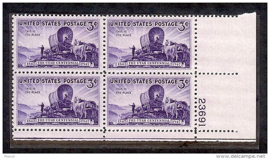 1947 - U.S. # 950 - Block Of 4 - Mint VF/NH - Unused Stamps