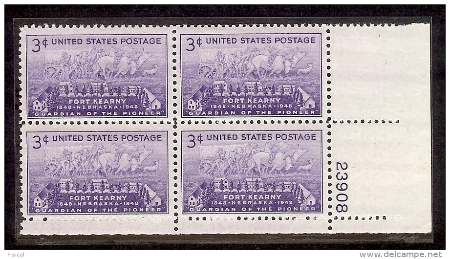 1948 - U.S. # 970 - Block Of 4 - Mint VF/NH - Neufs