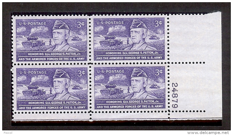 1953 - U.S. # 1026 - Block Of 4 - Mint VF/NH - Nuovi