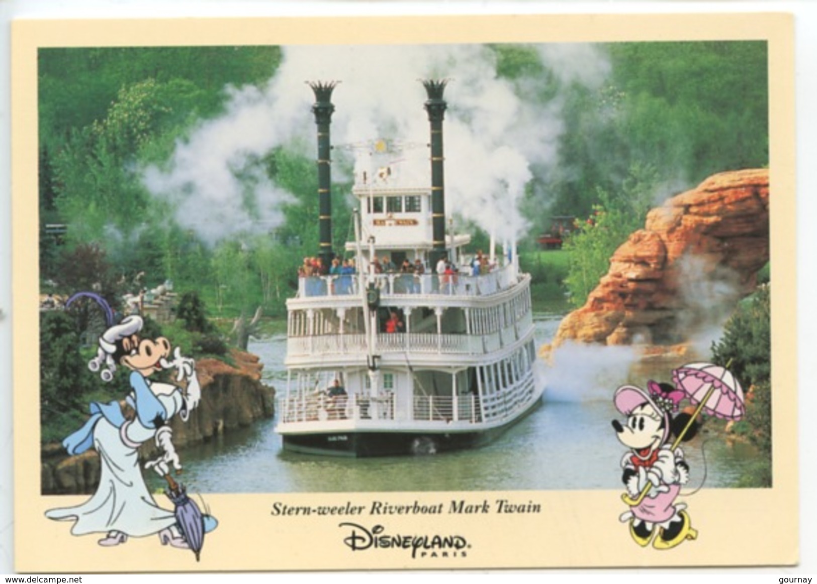 Disneyland Paris - Stern Weeler Riverboat Mark Twain - Cp Vierge - Disneyland