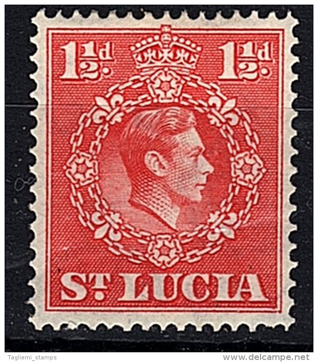 St Lucia, 1938, SG 130, MNH (Perf: 14.5x14) - St.Lucia (...-1978)