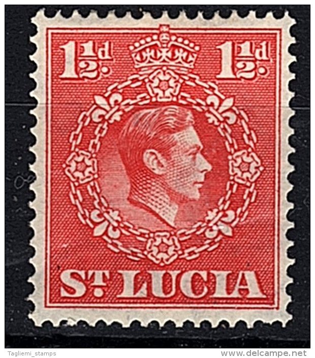 St Lucia, 1938, SG 130, Mint Hinged (Perf: 14.5x14) - Ste Lucie (...-1978)