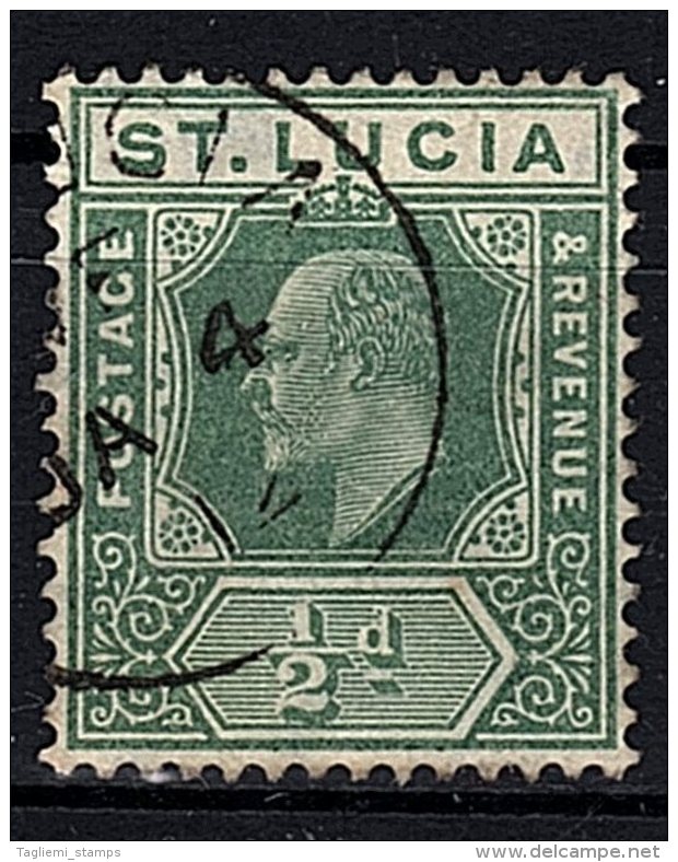 St Lucia, 1904, SG 65, Used (Wmk Mult Crown CA) - St.Lucia (...-1978)