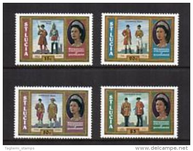 St Lucia, 1978, SG 468 - 471, Complete Set Of 4 , MNH - Ste Lucie (...-1978)