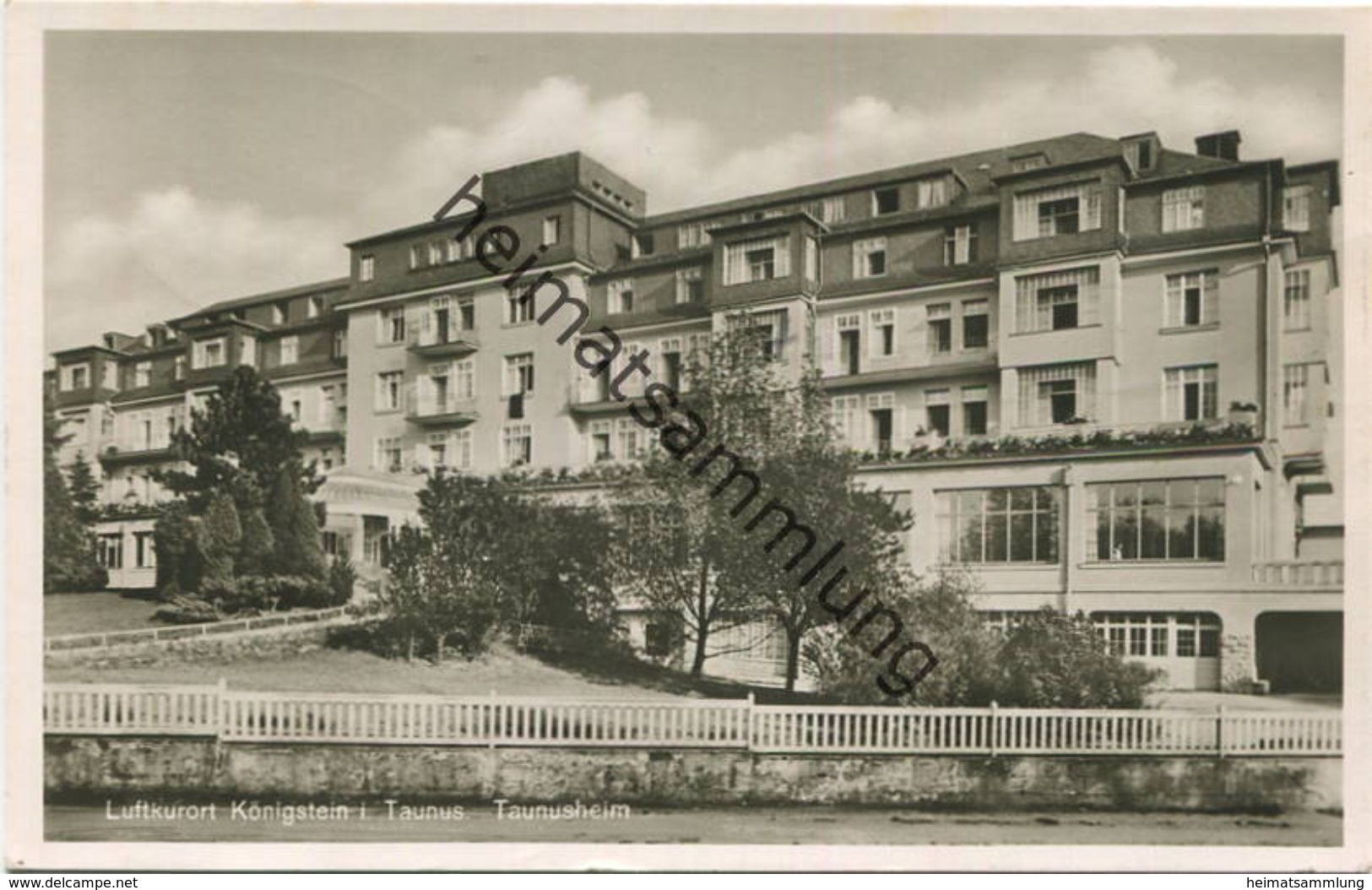 Königstein Im Taunus - Taunusheim - Foto-AK - Georg Völker Königstein - Gel. 1938 - Koenigstein