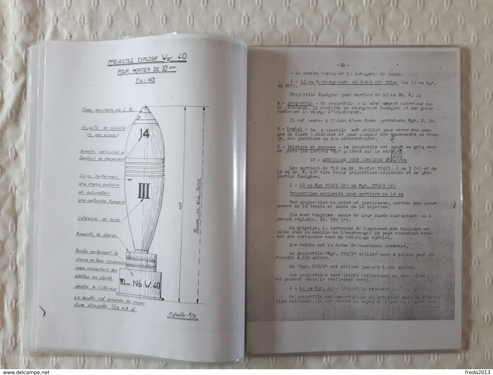 Documentation munitions allemande 2WW