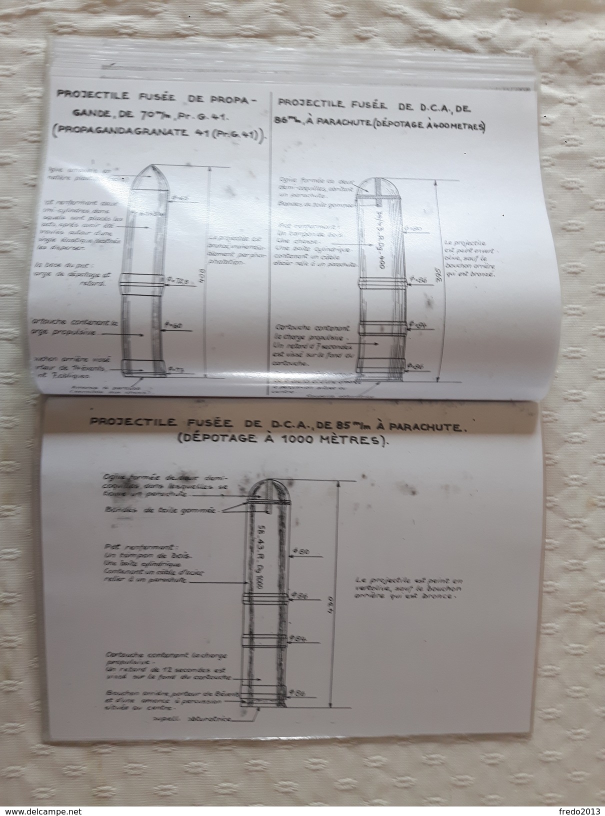 Documentation munitions allemande 2WW