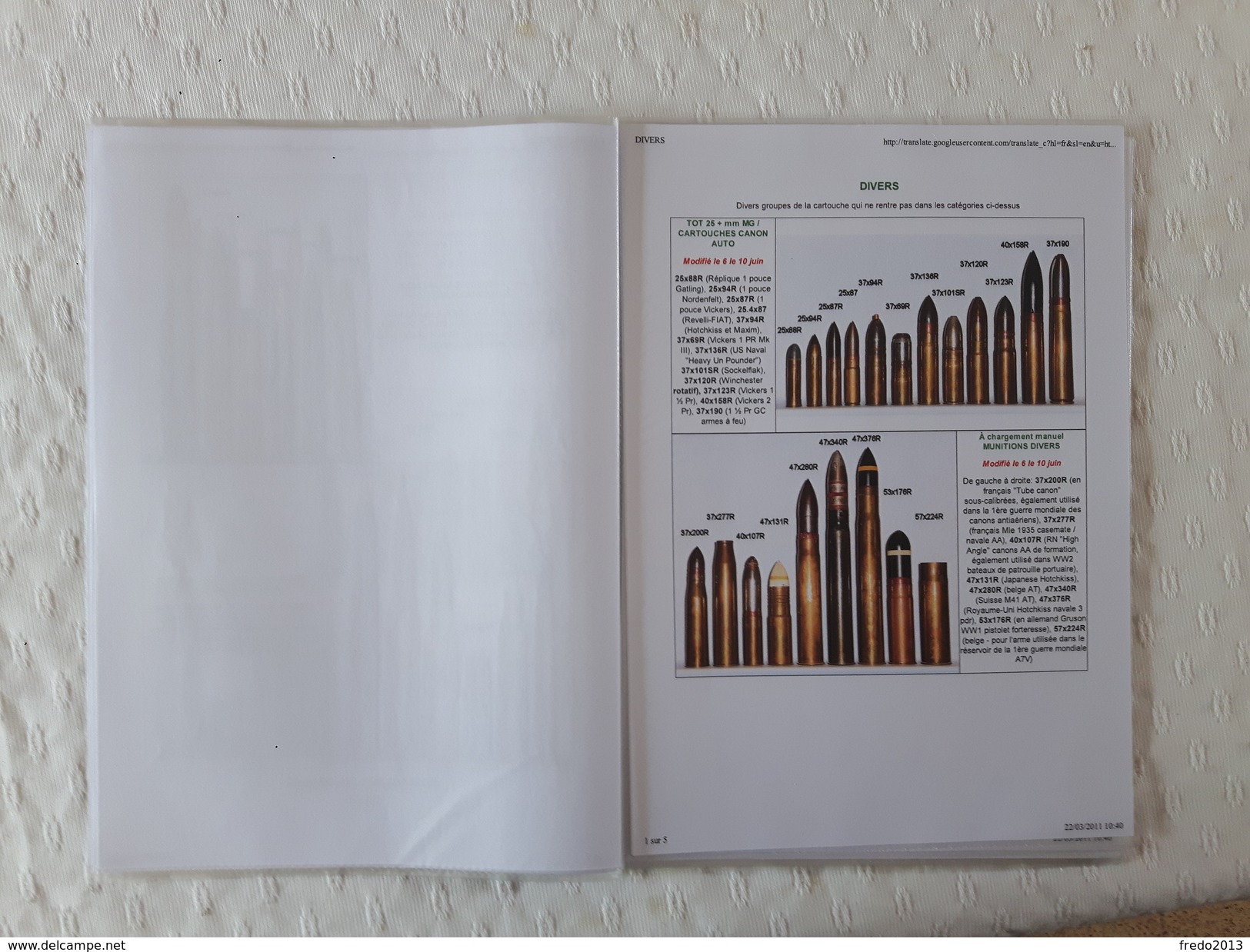 Documentation - Armes Neutralisées