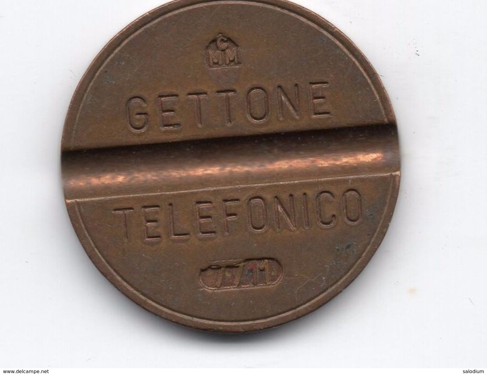 Gettone Telefonico 7711  Token Telephone - (Id-860) - Professionnels/De Société