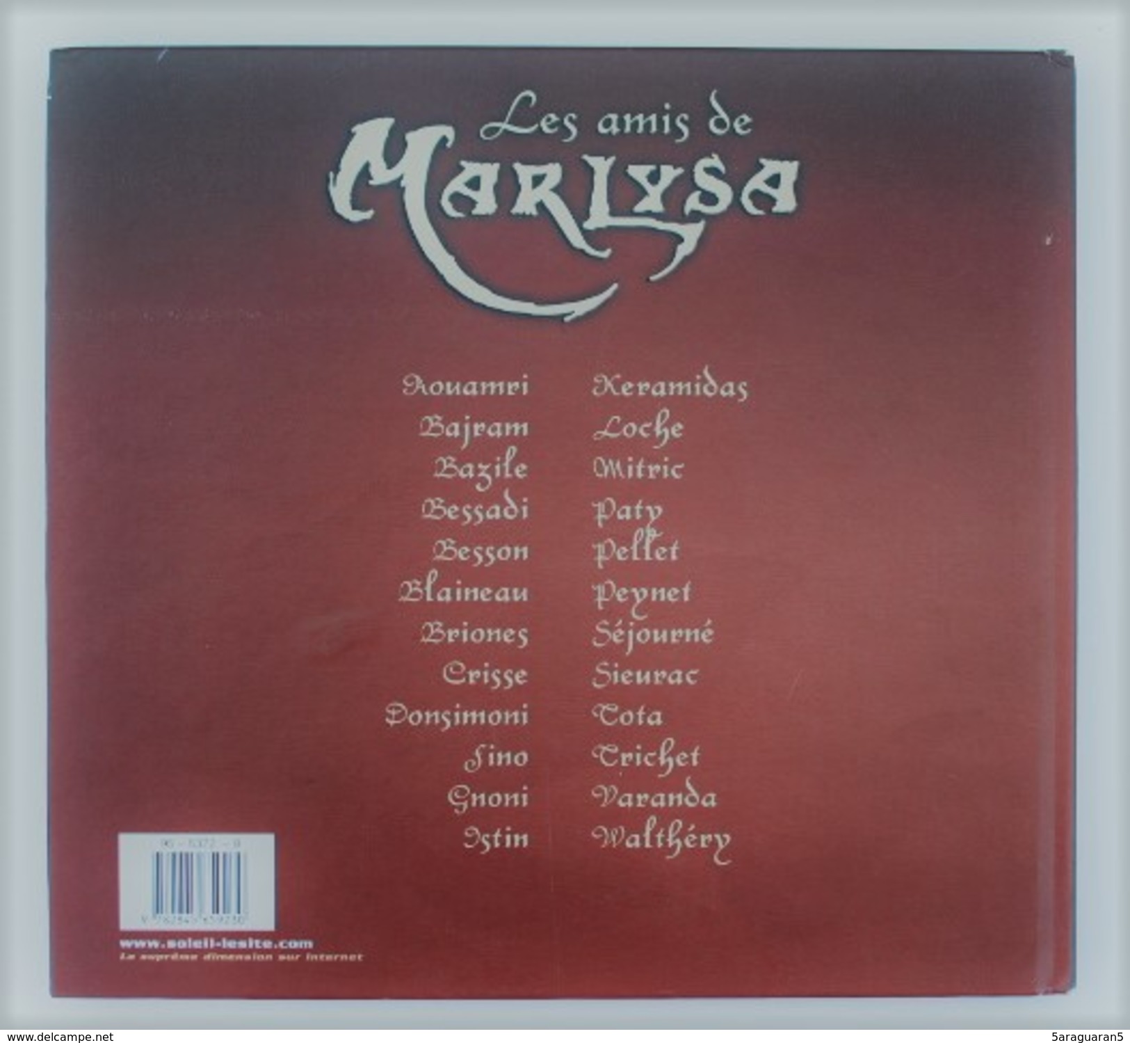 BD LES AMIS DE MARLYSA - EO 2004 - Marlysa