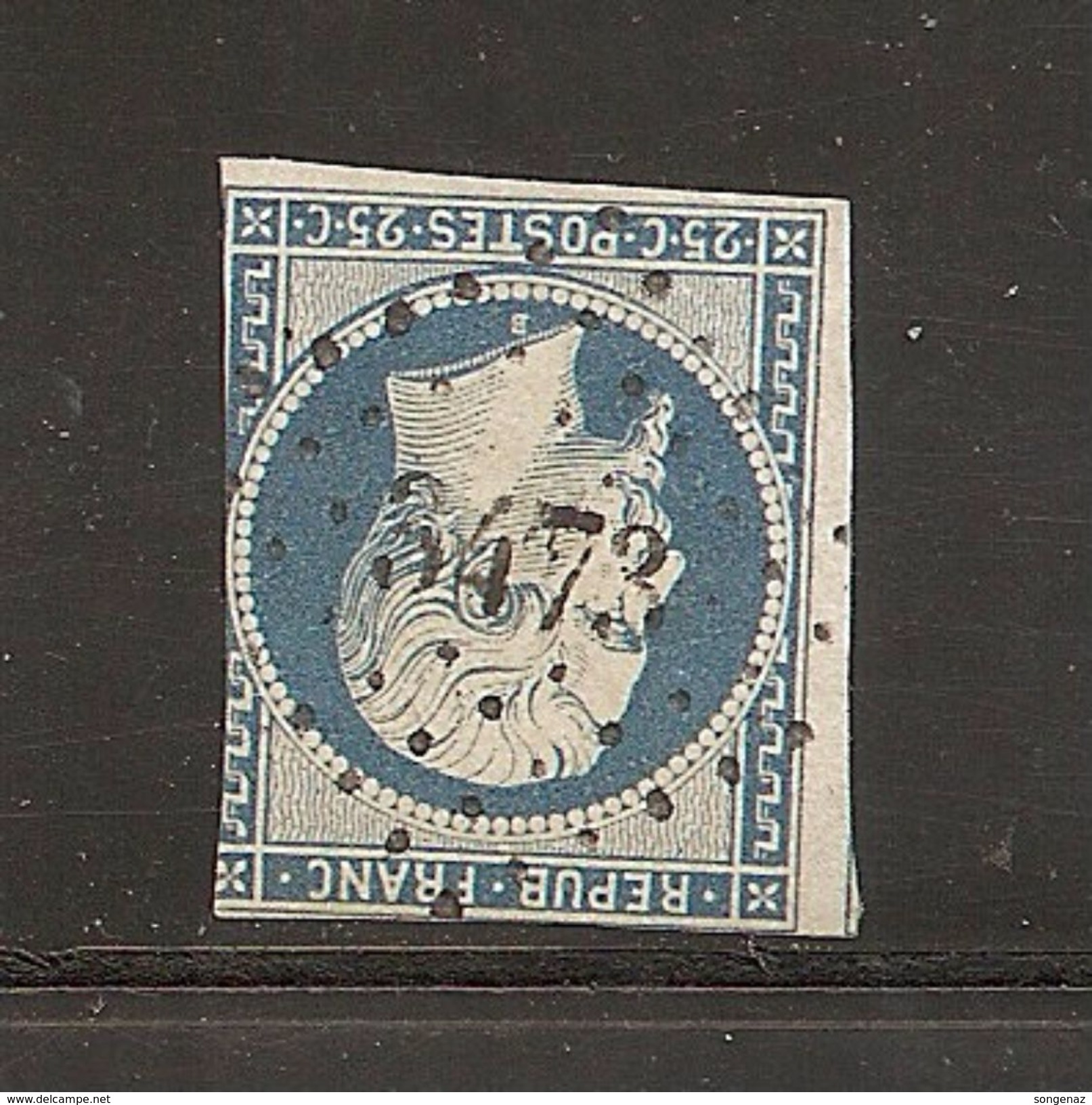 N°10, 25 Cts Bleu, PC 3473, Valensolle, Basses Alpes - Autres & Non Classés