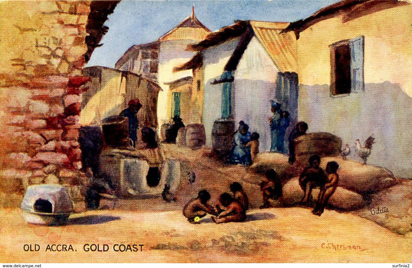 GOLD COAST - TUCKS SERIES VI - OLD ACCRA - By E CHEESMAN - Ghana - Gold Coast