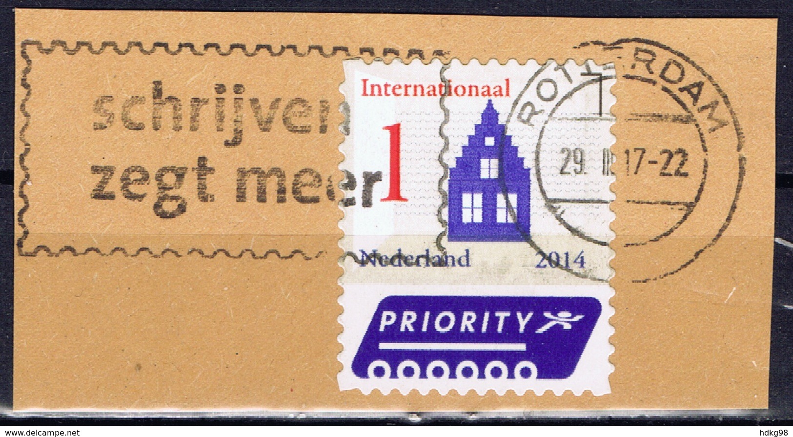 NL+ Niederlande 2014 Mi 3207 Giebelhaus - Used Stamps