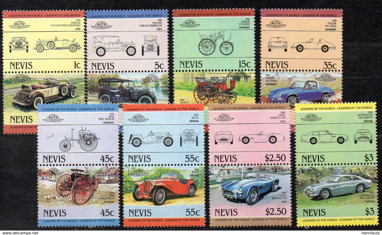 NEVIS Timbres Neufs ** De 1984 ( Ref 313 A ) Automobile - Autres - Océanie