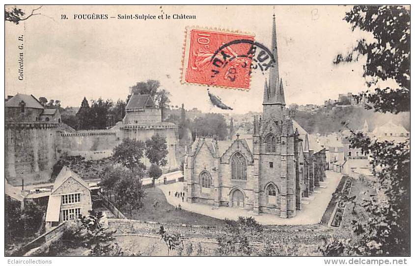 Fougères        35      Lot de 10 cartes diverses      (voir scan)