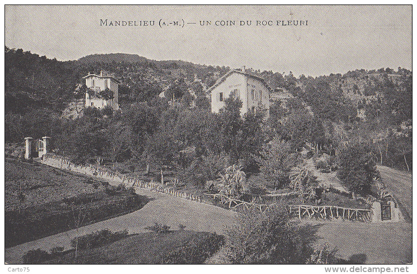 Mandelieu 06 - Un Coin Du Roc Fleuri - Restaurant - Photo Van Urkel - Imprimerie Imbert Grasse - Autres & Non Classés