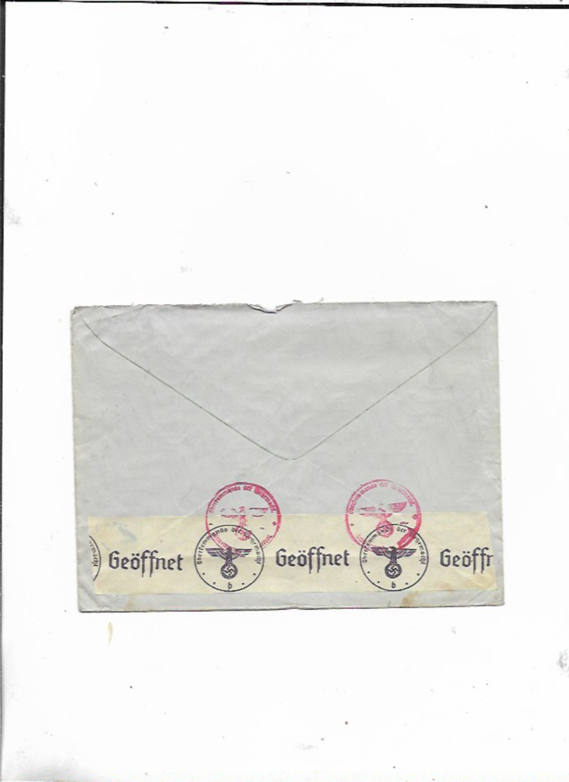 Brief Von Moskau Nach Berlin-Charlottenburg/geöffnet/1940 - Briefe U. Dokumente