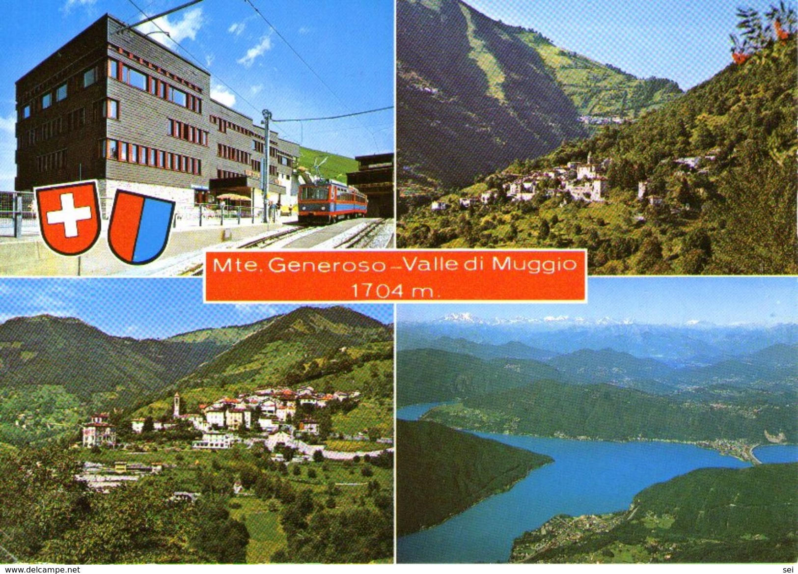 B 1384 - Treni Monte Generoso - Trains