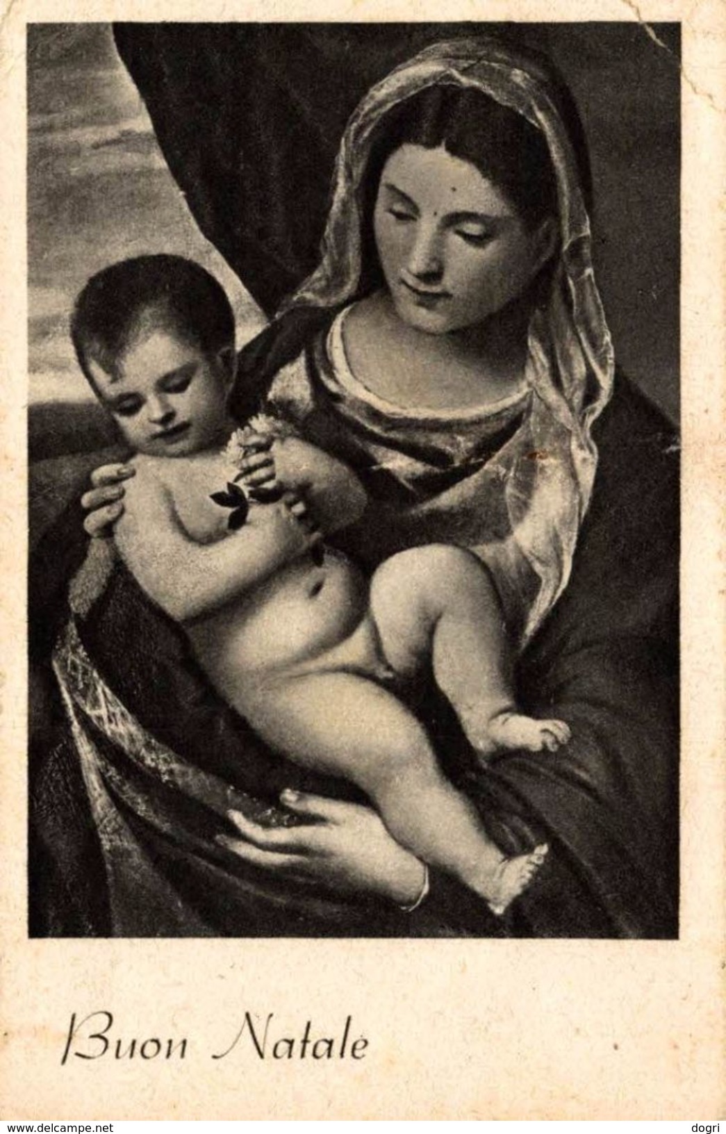 1942 - Propaganda Di Guerra 30c. Sass. 5 Isolato Su Cartolina Buon Natale (vedi 2 Foto) - Propaganda Di Guerra