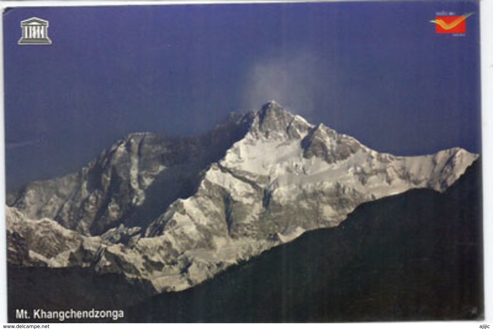 Le Kangchenjunga, 8586 M,INDE, Le Troisième Plus Haut Sommet Sur Terre,carte Postale Adressée ANDORRA - Alpinismo