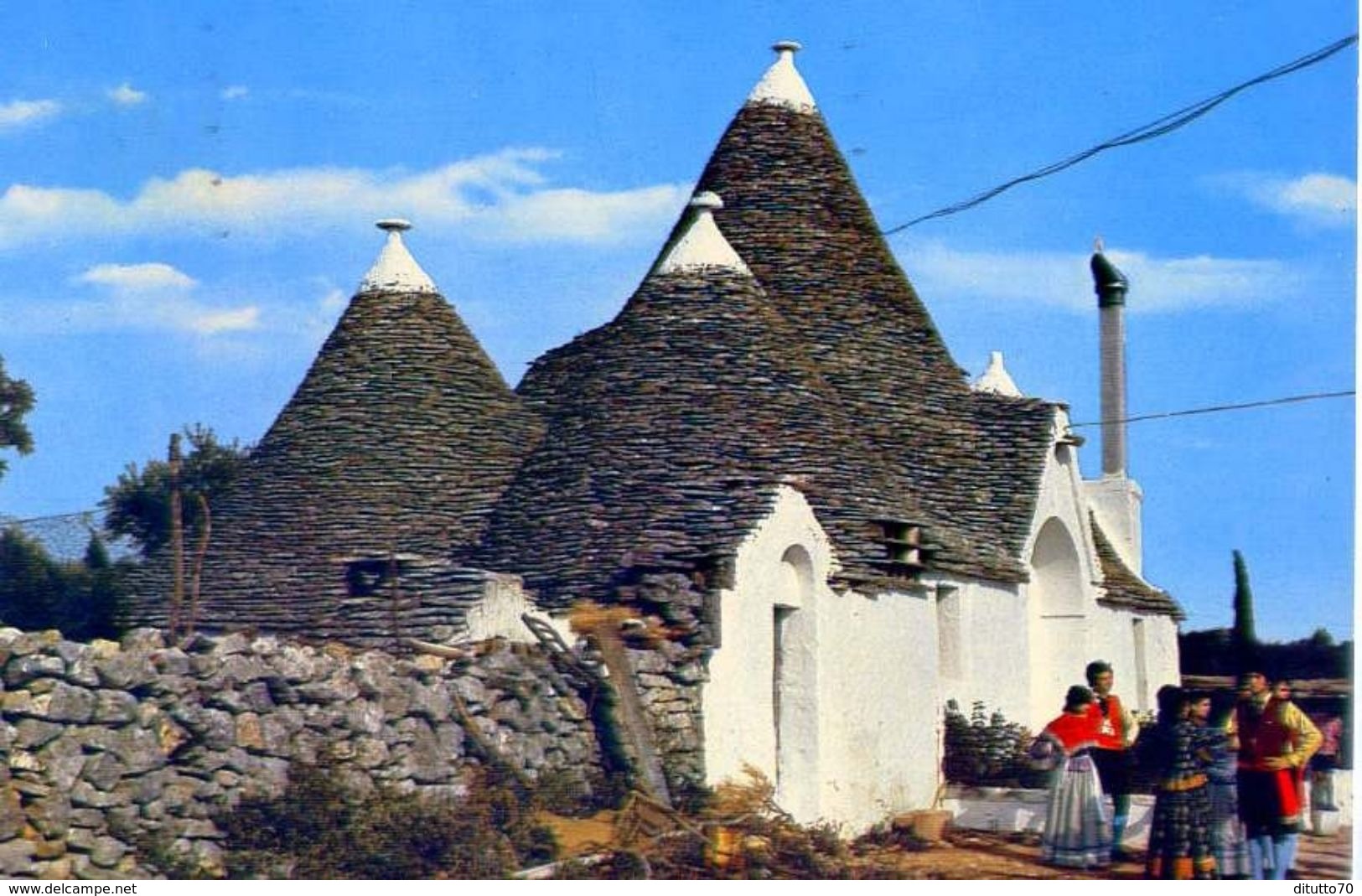 Alberobello - Trulli E Folkore - Formato Grande Viaggiata &ndash; E 2 - Bari