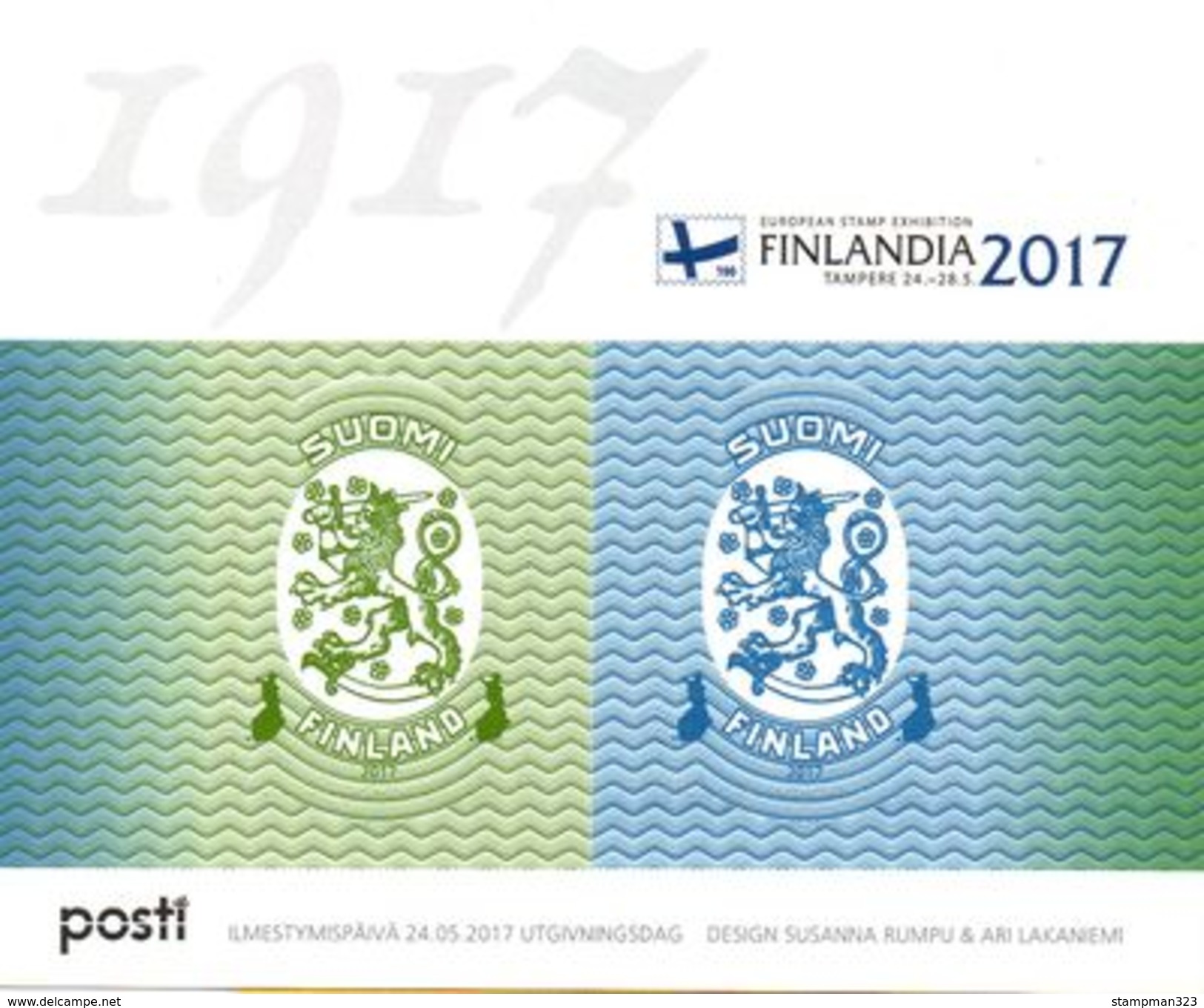 2017 Finlandia (M/S) - Unused Stamps