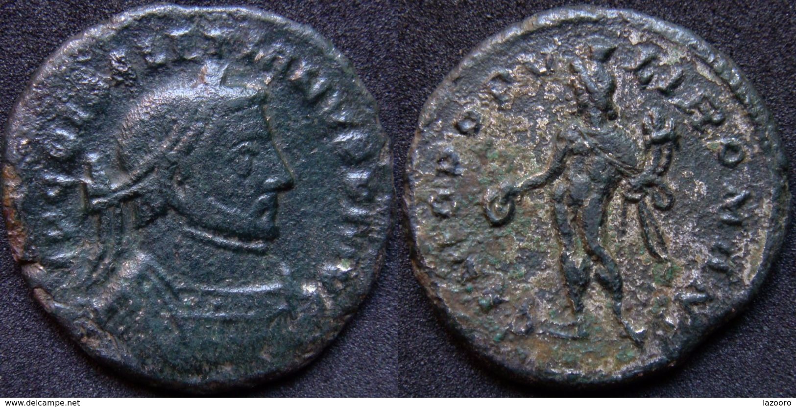 Roman Empire - Silvered AE Follis Of Diocletian (284 - 305 AD), GENIO POPVLI ROMANI - La Tétrarchie (284 à 307)