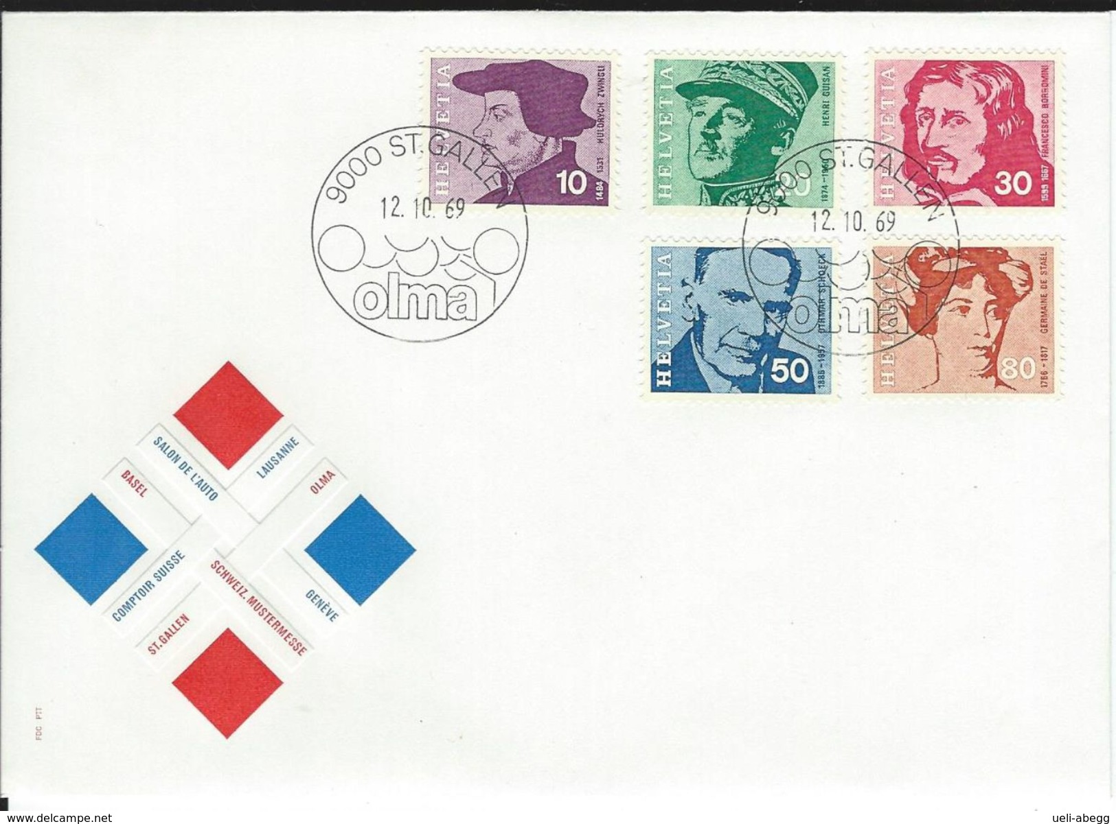 Olma St. Gallen 1969 - Storia Postale