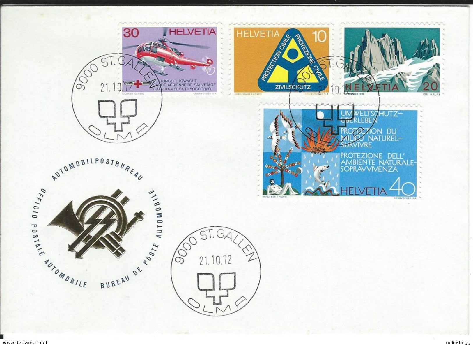 Olma St. Gallen 1972 - Storia Postale