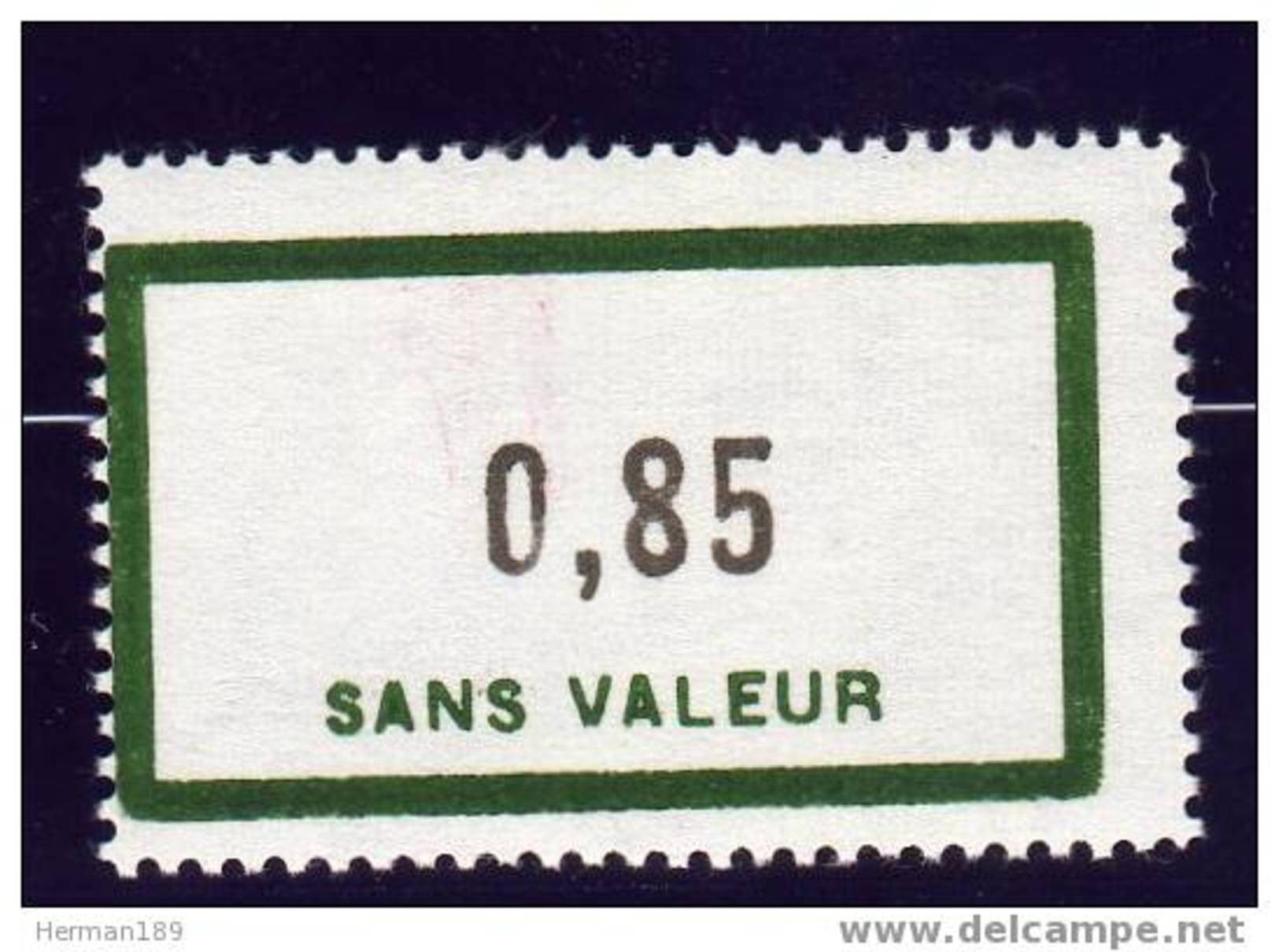 FRANCE FICTIF N° F151 ** Timbre Neuf Gomme D´origine Sans Trace De Charnière - TB - Phantom