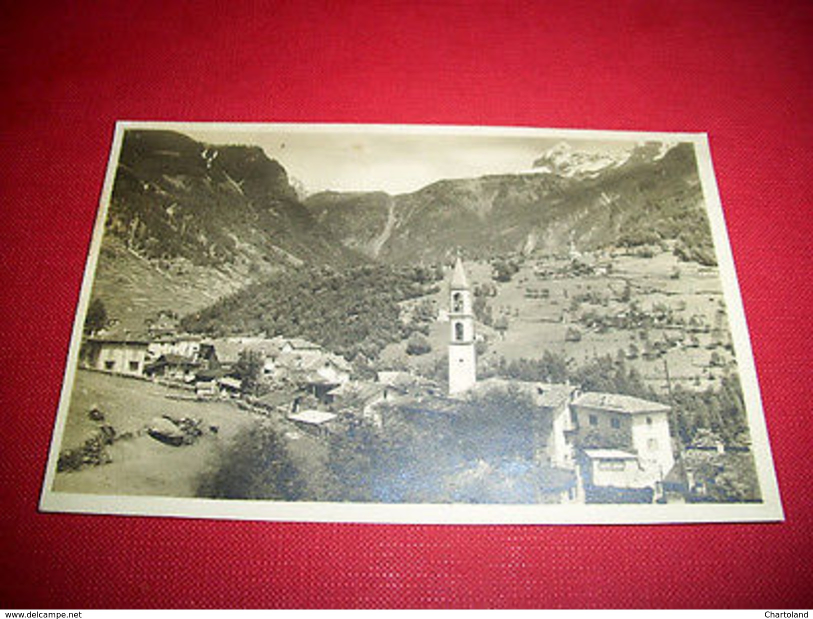 Cartolina Chiesa Di Valmalenco E Pizzo Quadro 1930 Ca - Sondrio