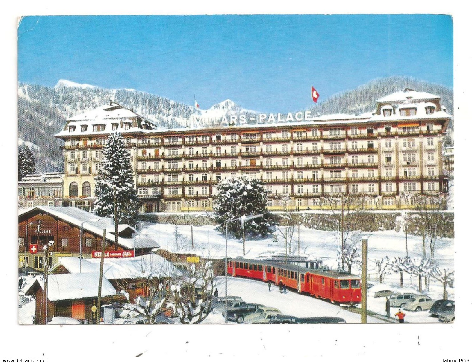 Villars-Palace - Voitures...train  (B.9571) - Villars-Chesières