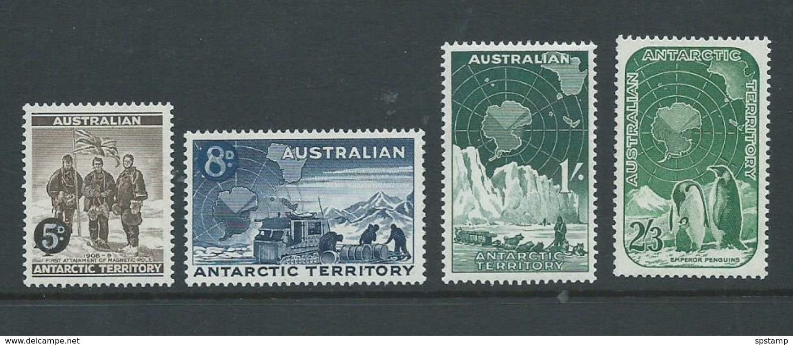 Australian Antarctic Territory 1959 Pre Decimal Definitive Set Of 4 MNH - Other & Unclassified