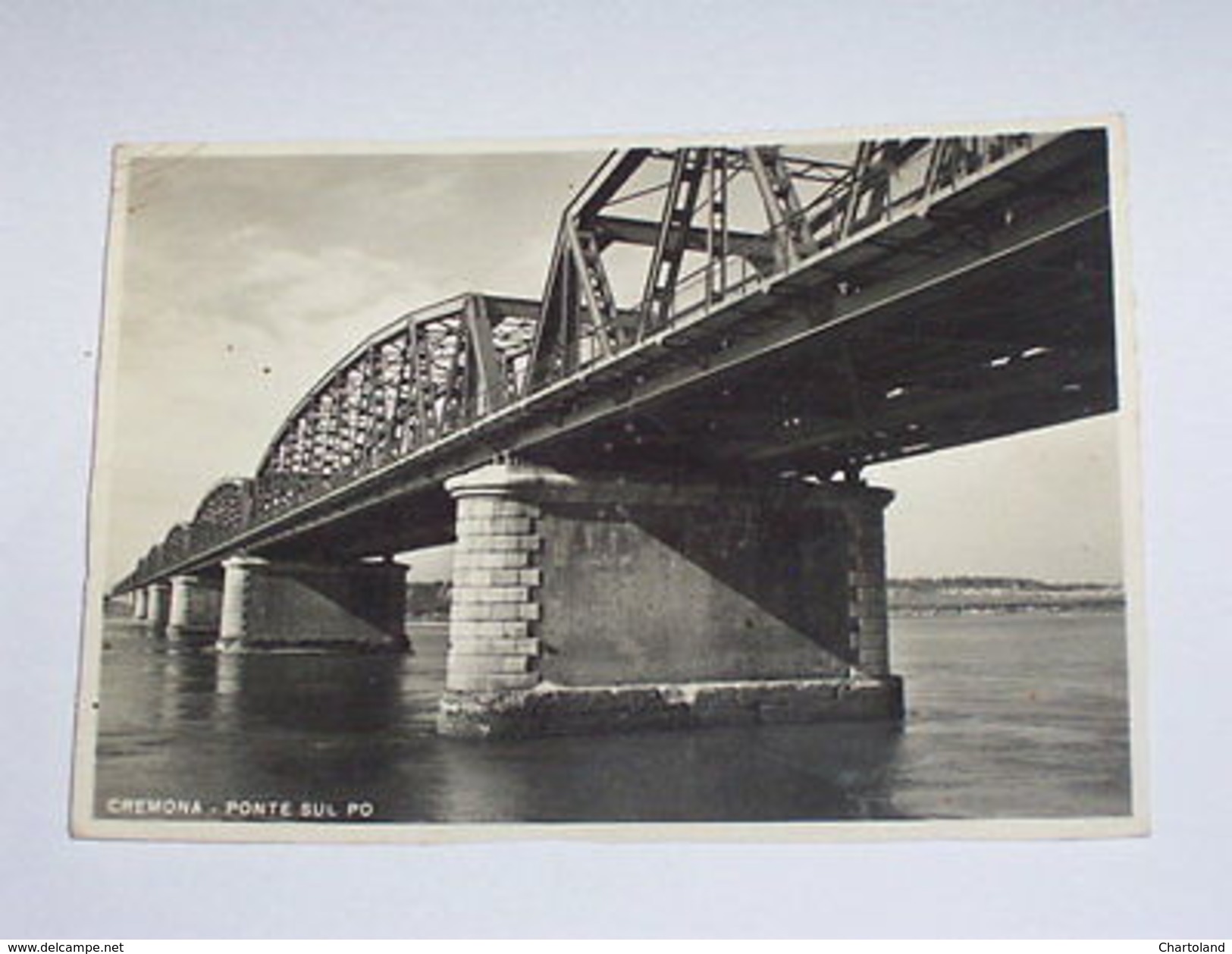Cartolina Cremona - Ponte Sul Po 1952 - Cremona