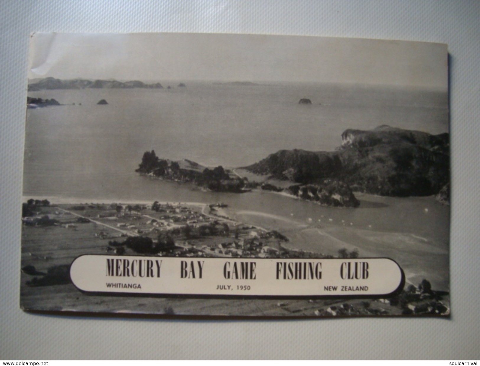 MERCURY BAY GAME FISHING CLUB. WHITIANGA, NEW ZEALAND - 1950. 42 PAGES. B/W PHOTOS. - Pêche