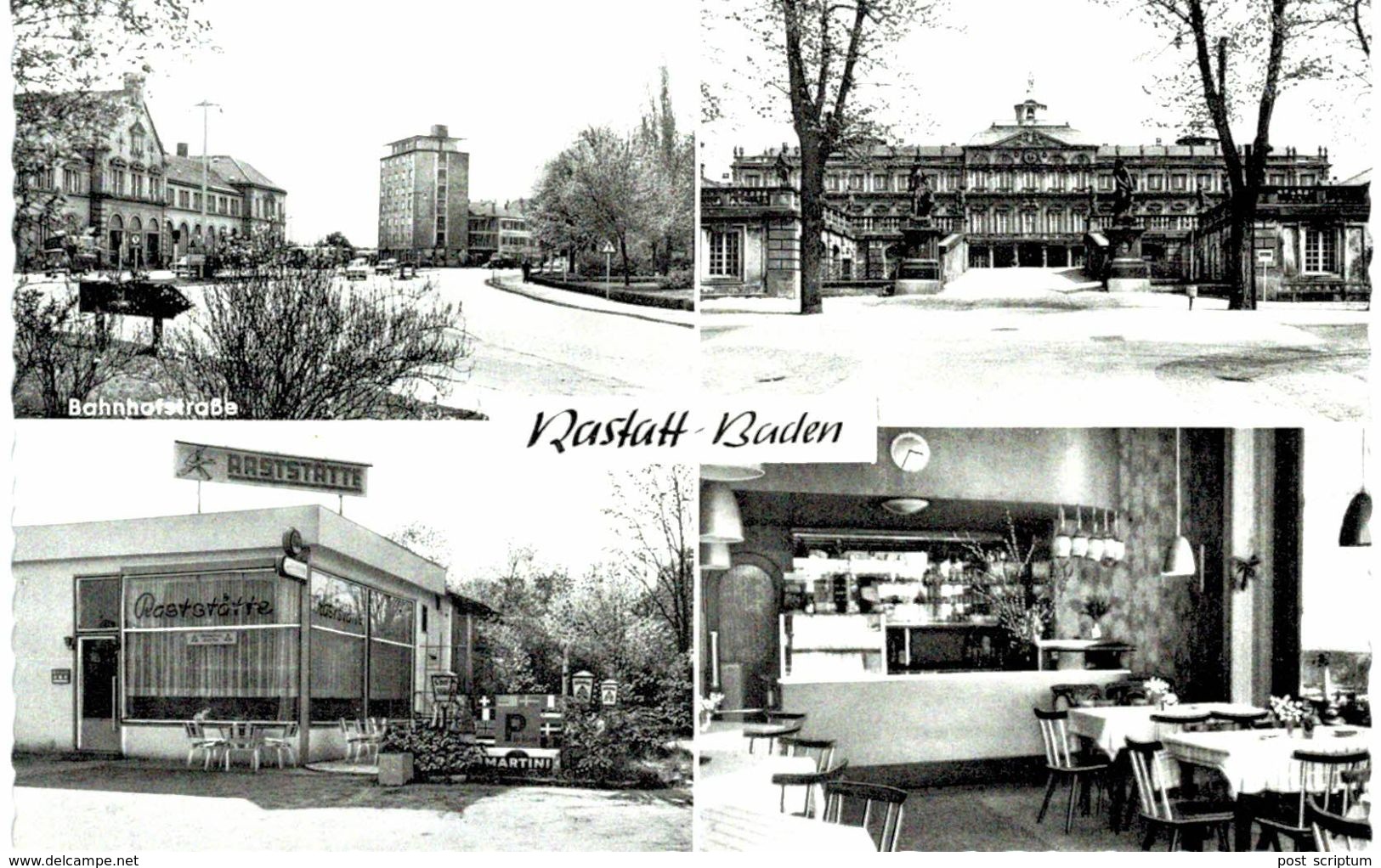 Allemagne - Rastatt - Bahnhofstrasse - Schloss - RaststÄtte Opel Stüb'l - Rastatt