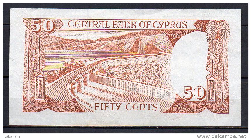 534-Chypre Billet De 50 Sent 1987 H567 - Chypre