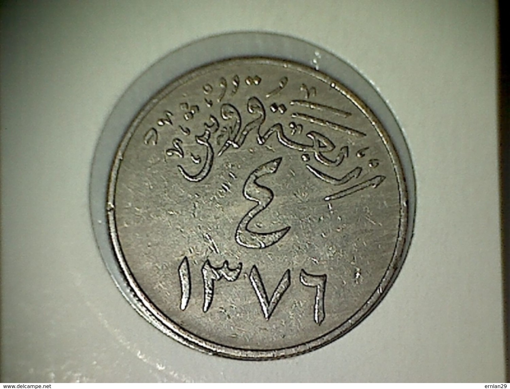 Arabie Saoudite 4 Ghirsh 1956/1376 - Arabia Saudita