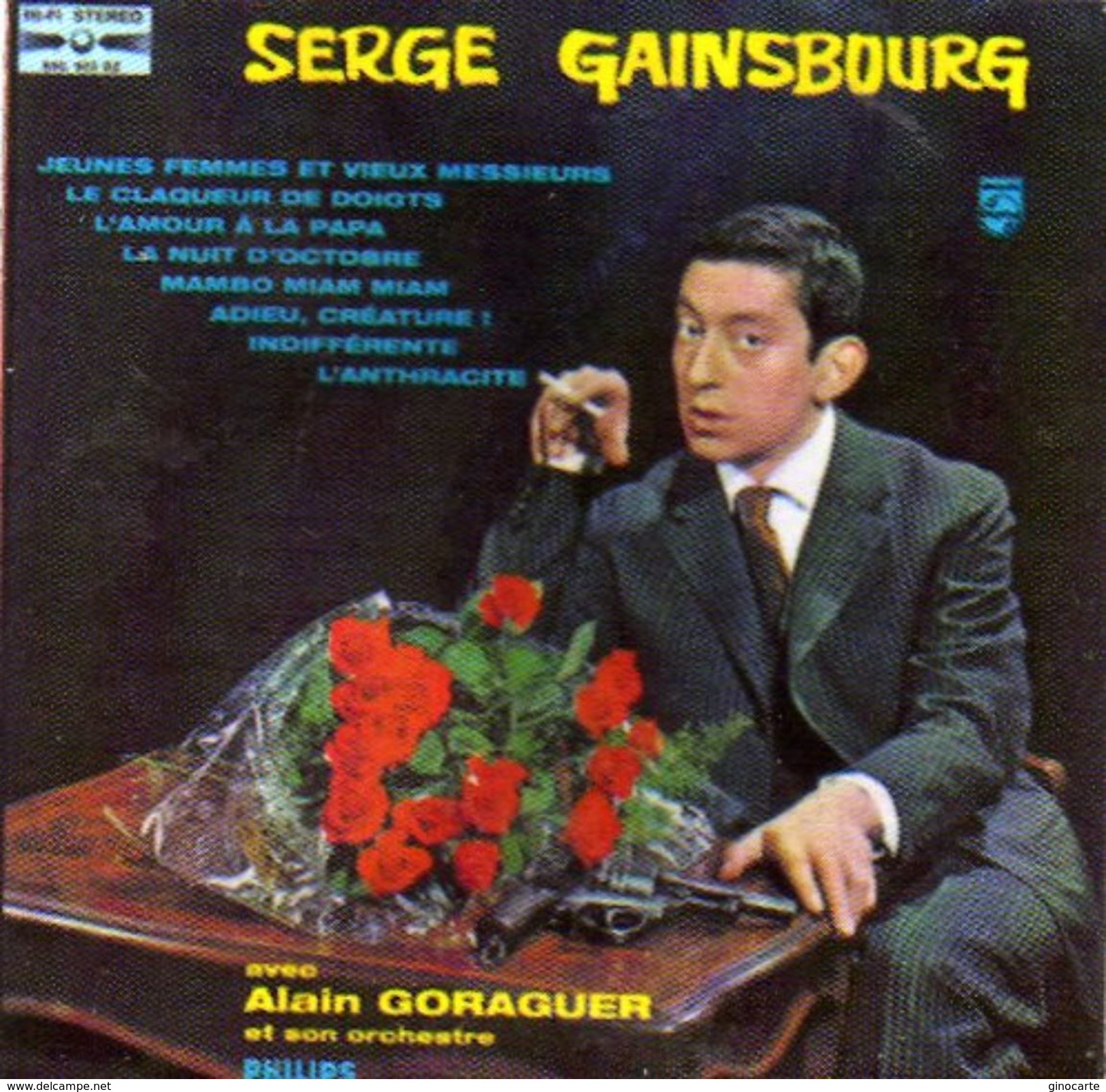 Magnets Magnet Album 33 Tours Serge Gainsbourg Jeunes Femmes Et Vieux Messieurs - Characters