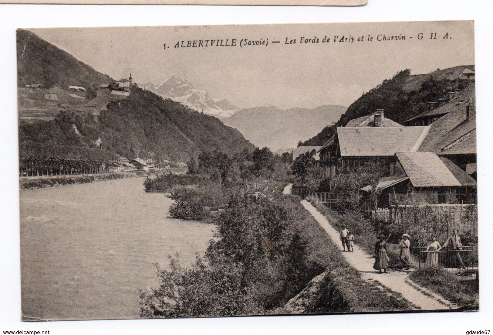 ALBERTVILLE (73) - LES BORDS DE L'ARLY ET LE CHARVIN - Albertville