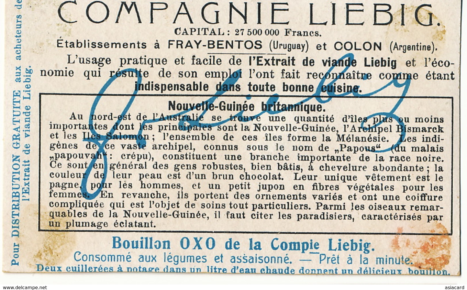 Chromo Liebig  Granville Paradisier Nude Men And Women Piercing Papua New Guinea - Papouasie-Nouvelle-Guinée