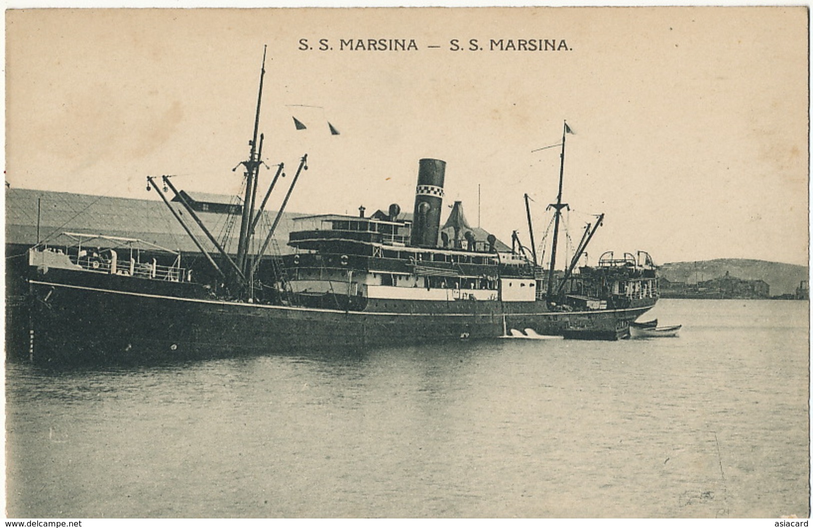 S.S. Marsina Ship  Mission Sacré Coeur Issoudun Indre - Papua Nuova Guinea