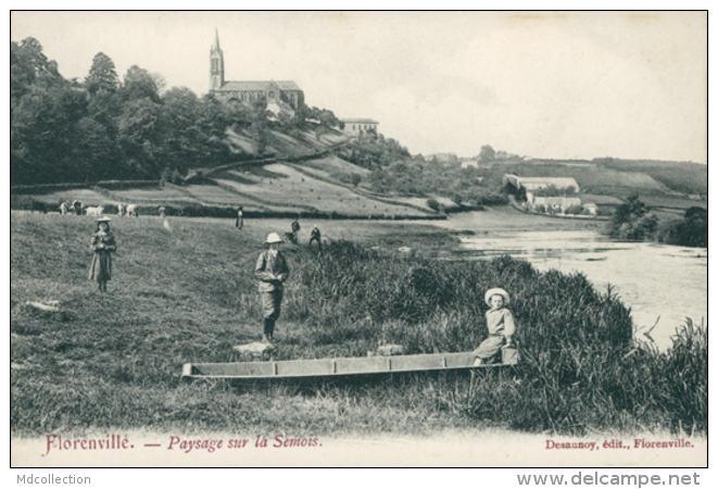 BE FLORENVILLE /  Paysage Sur La Semois   /  BELLE CARTE - Florenville