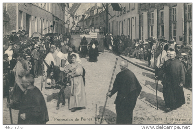 BE FURNES / Procession    10 - Entrée De Jésus à Jérusalem / - Autres & Non Classés