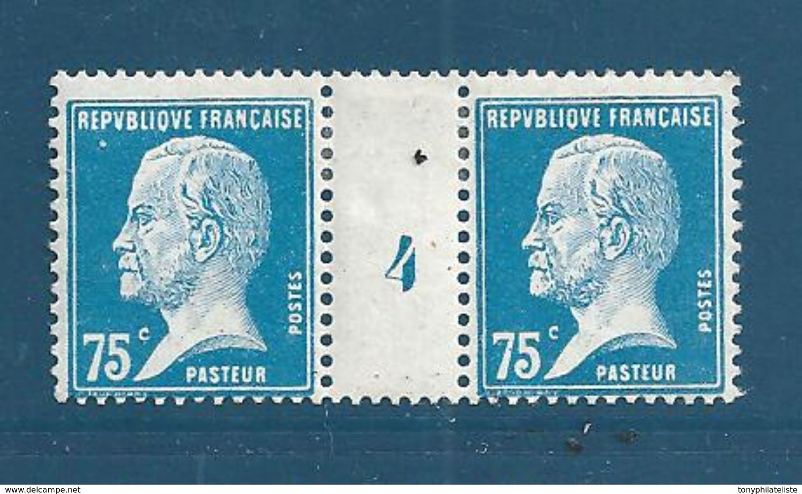 France Millésime  Type Pasteur 75ct Bleu  Du N°177  Neuf * - Millésimes
