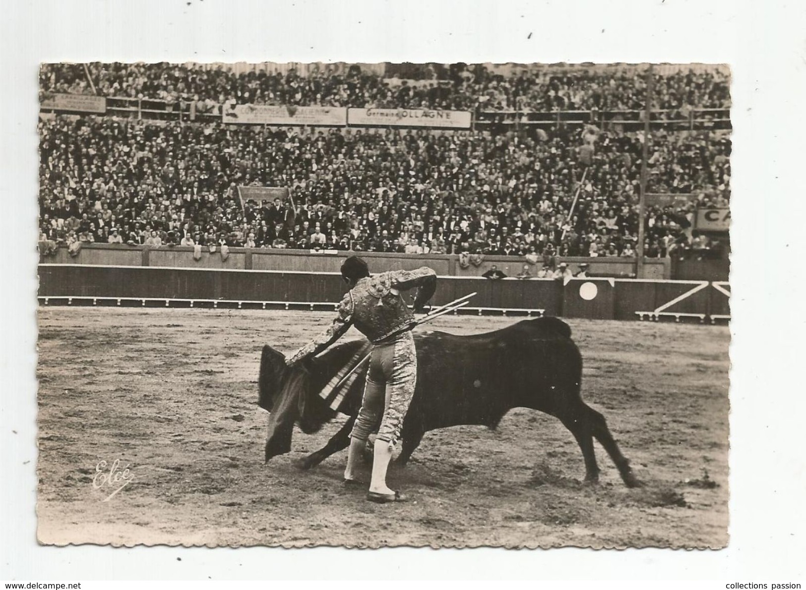 Cp , Corrida , LA COURSE DE TAUREAUX , Ed : Chatagneau , N° 4 , Une Belle NATURELLE De PEPE LUIS VASQUEZ - Corridas