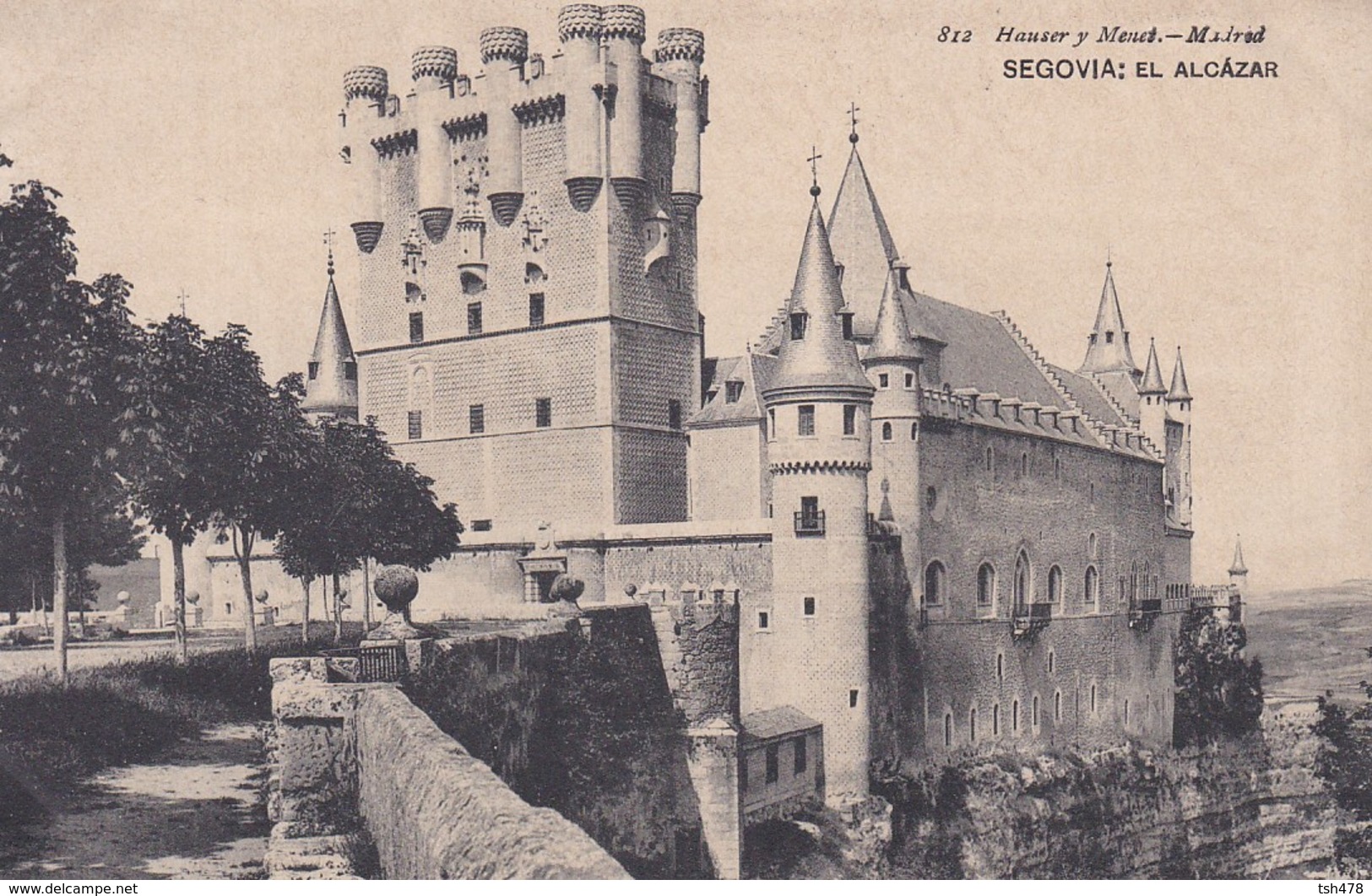 ESPAGNE----SEGOVIA---el Alcazar---( Sortie Carnet )---voir 2 Scans - Segovia