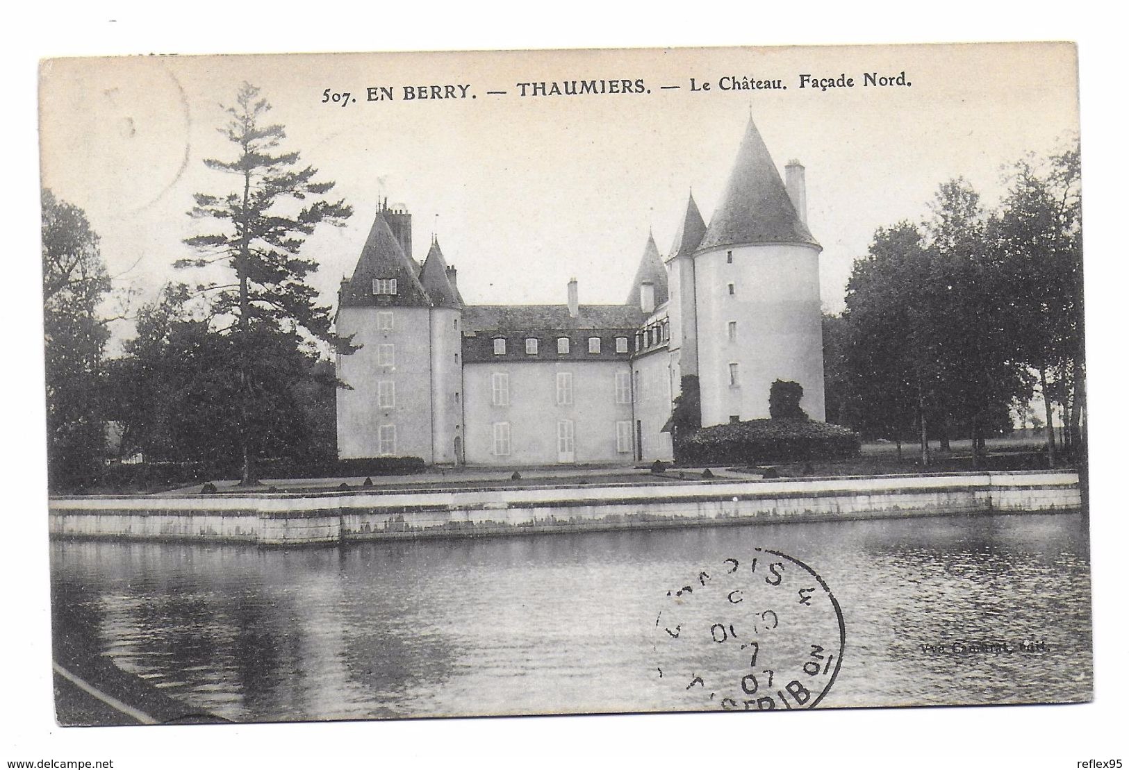 THAUMIERS - Le Château - Façade Nord - Thaumiers