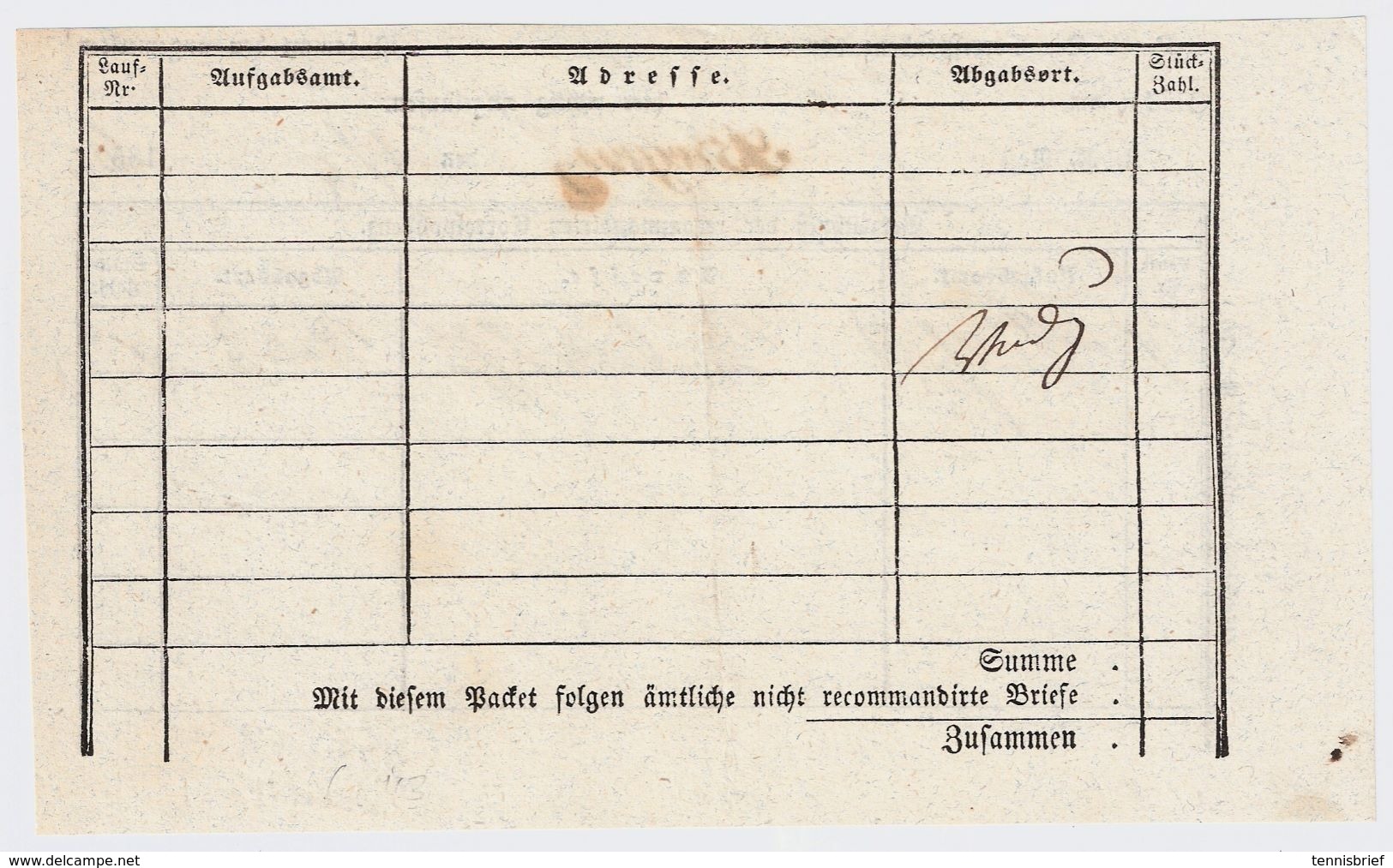 Liechtenstein, 1864, " VADUTZ "  , #8623 - ...-1912 Préphilatélie