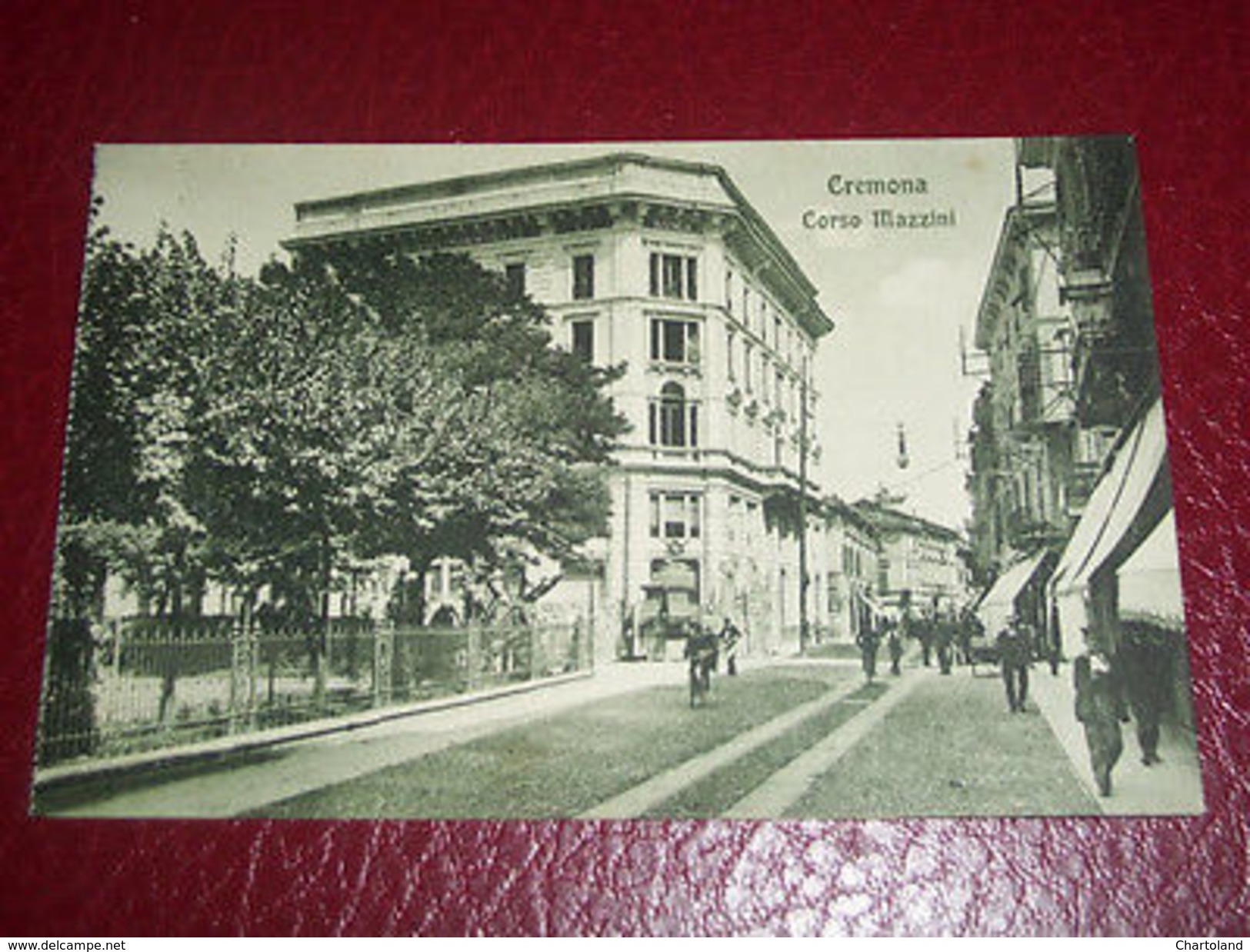 Cartolina Cremona - Corso Mazzini 1910 - Cremona